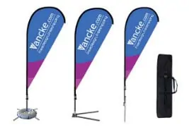 custom teardrop flags