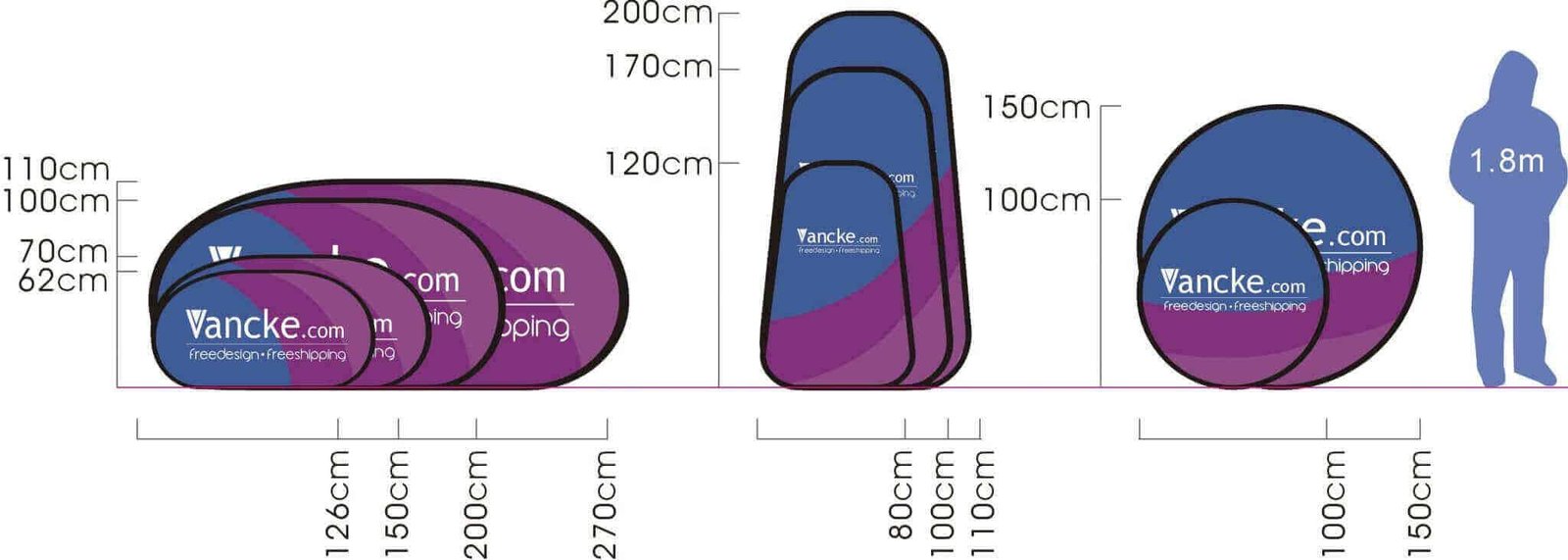 Pop Up Banner Sizes