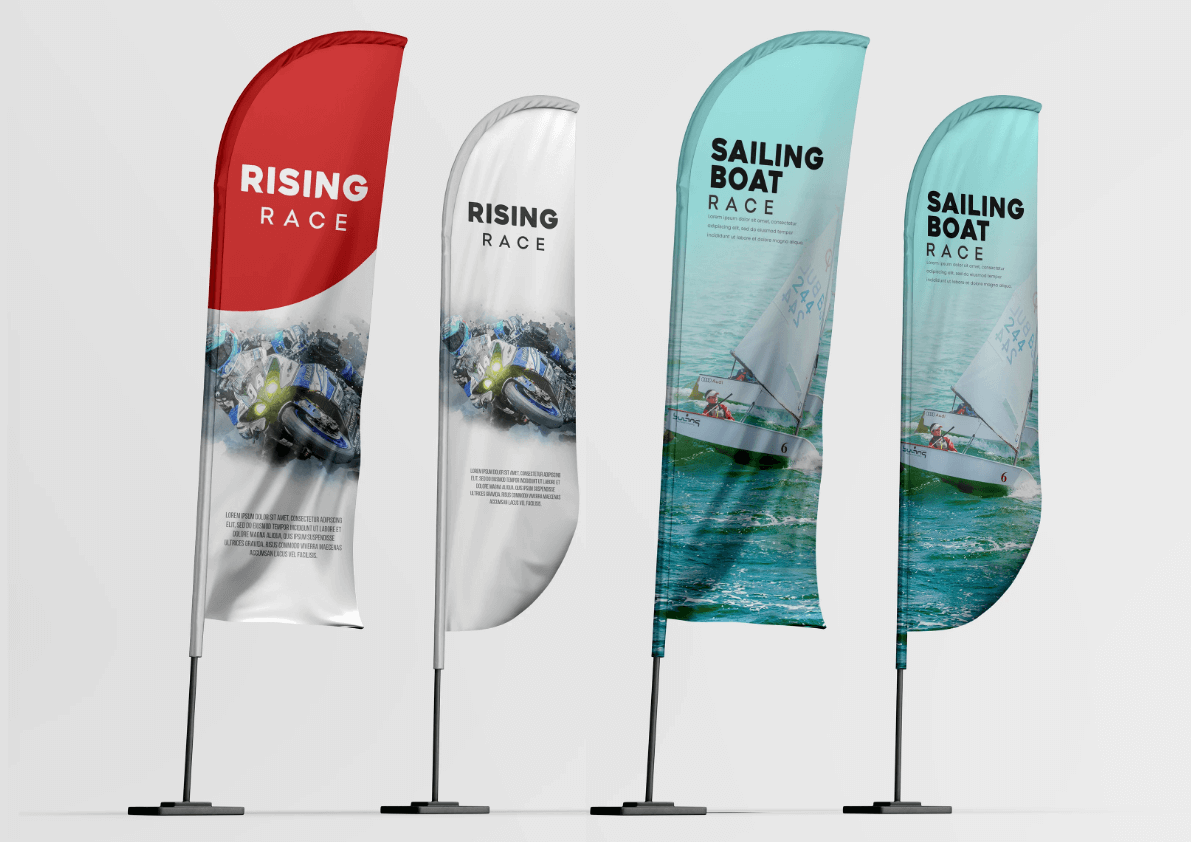 feather flags banner