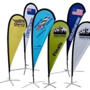 Attention, business owners! Here's how to use teardrop flags to improve your brand visibility in these difficult times