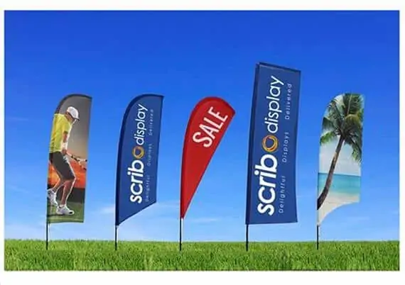 Top Ten Reasons to Use Feather Flags To Advertise At Your Golf Event