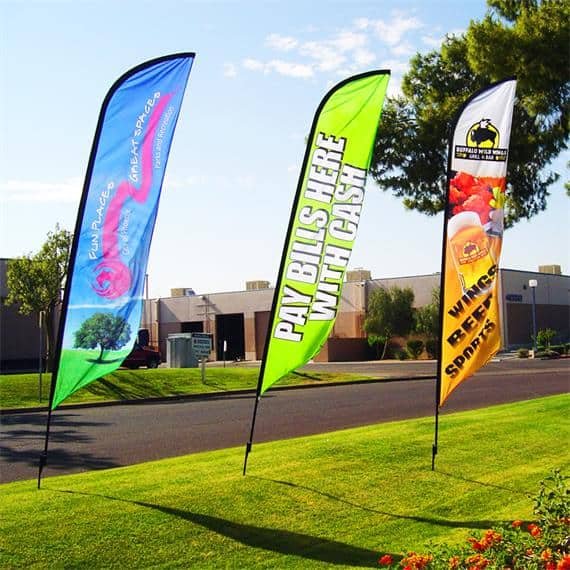 Top Reasons to Use Customized Marketing Feather Flags