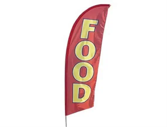 What kind of flag is suitable for lunch wagons?