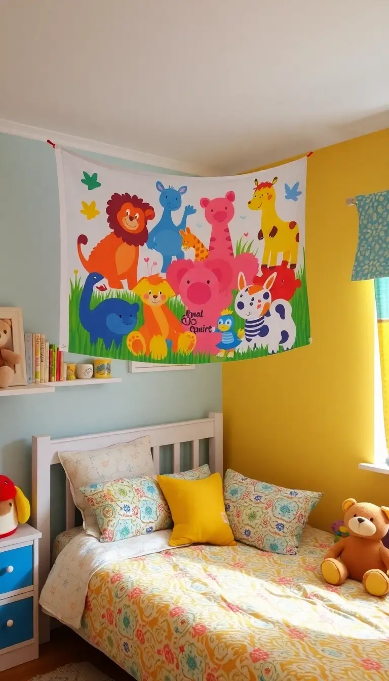 15 Custom Printed Flags That Will Transform Your Space (You Won't Believe #7!) - 7. Whimsical Animal Flag