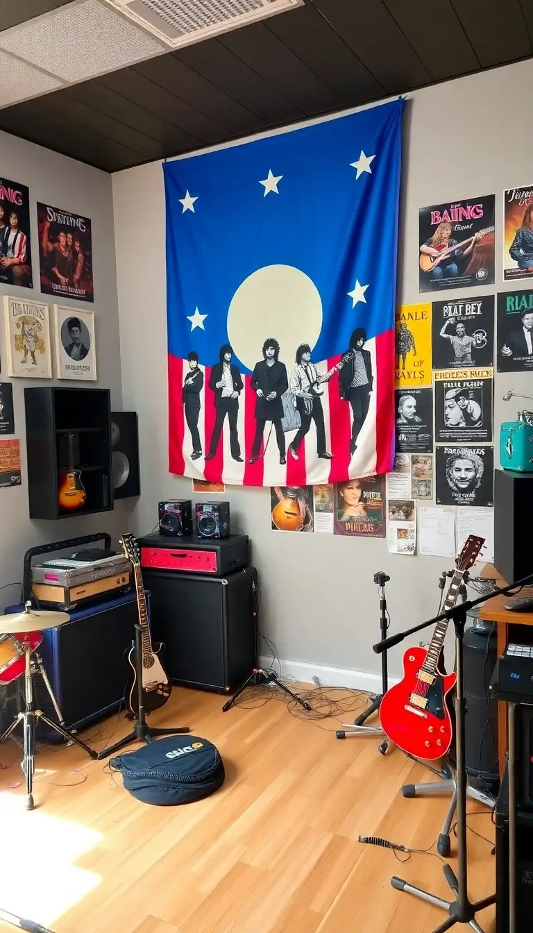 15 Custom Printed Flags That Will Transform Your Space (You Won't Believe #7!) - 13. Music Lover's Flag