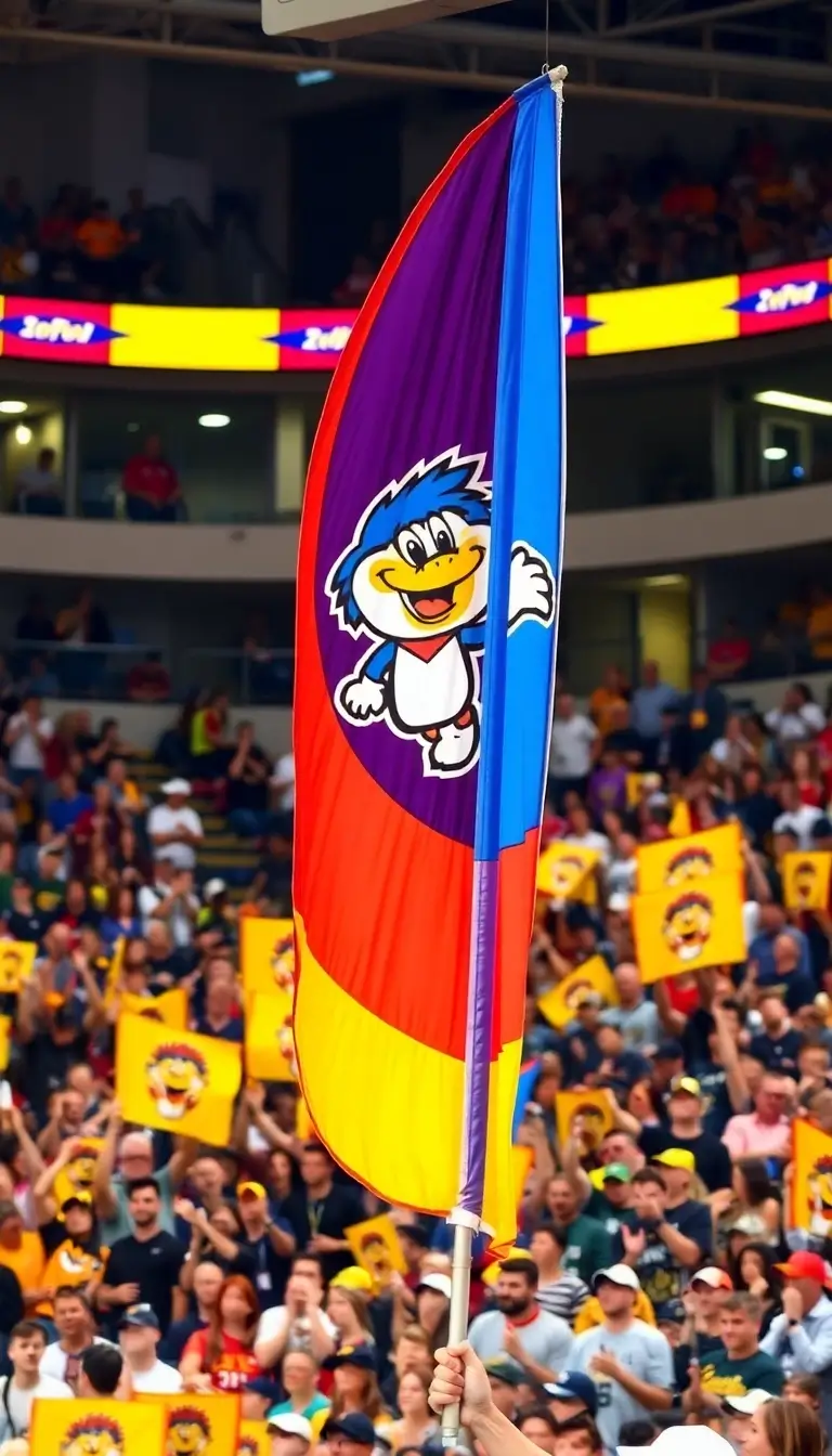 15 Custom Feather Flags for Sports Events That Will Make Your Team Stand Out! - Mascot Magic