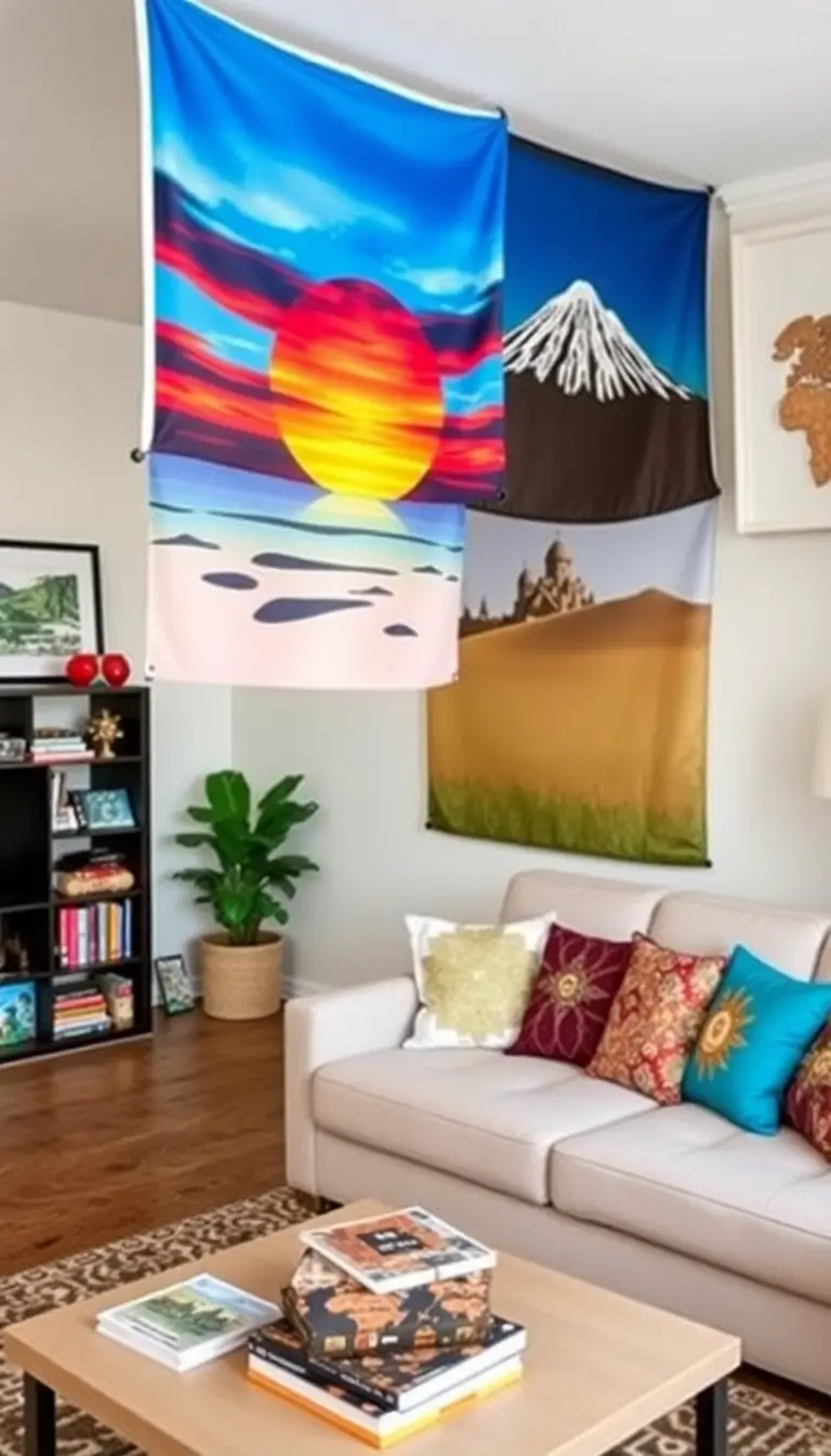 10 Jaw-Dropping Custom Printed Flags That'll Make Your Space Stand Out! - 6. Travel-Themed Flags