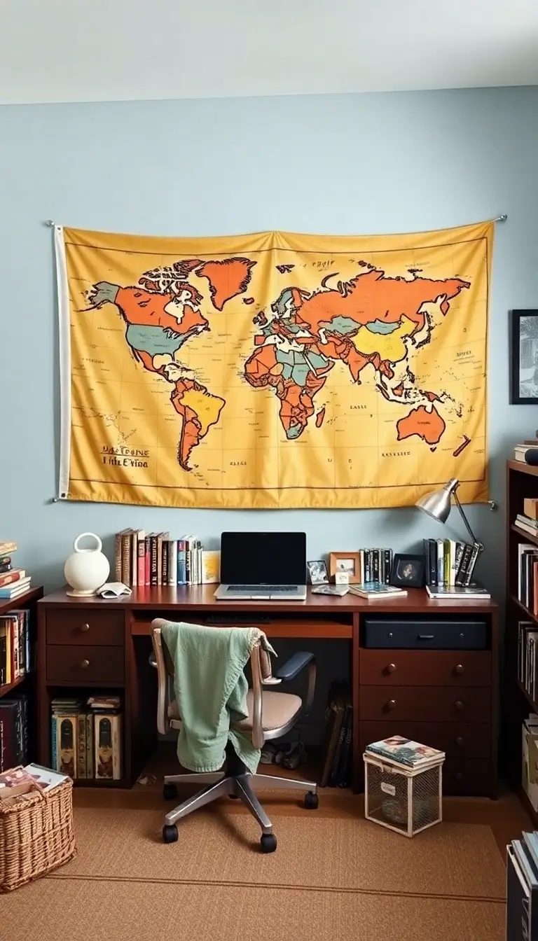 15 Custom Printed Flags That Will Transform Your Space (You Won't Believe #7!) - 8. Travel-Inspired Flag