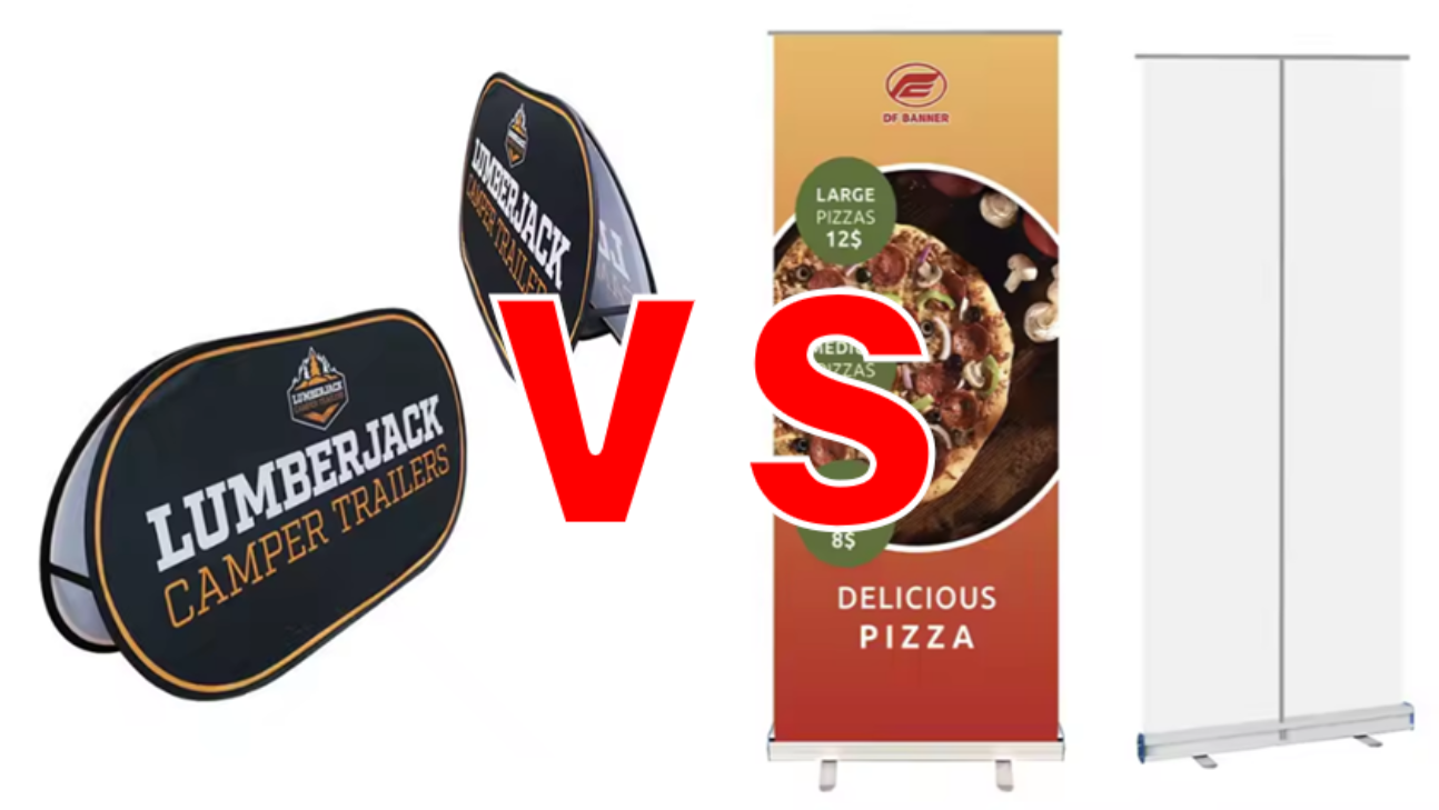 Pop Up A Frame Banner vs Retractable Banner Choosing the Right Display