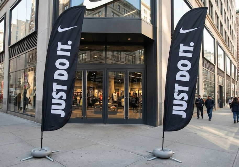 Business feather flags