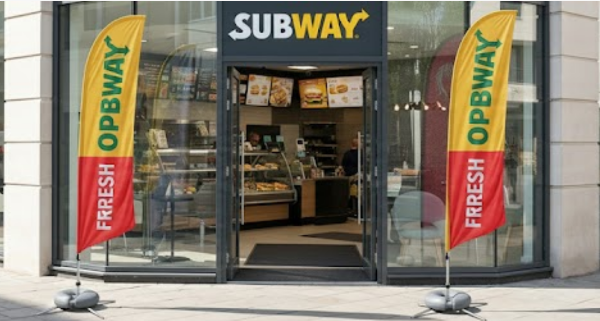 Business feather flags