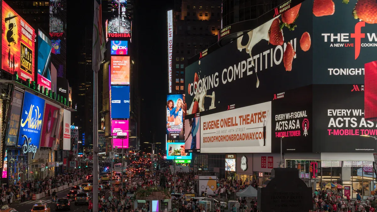 High Visibility with Horizontal Pop Up A Frame Banner
