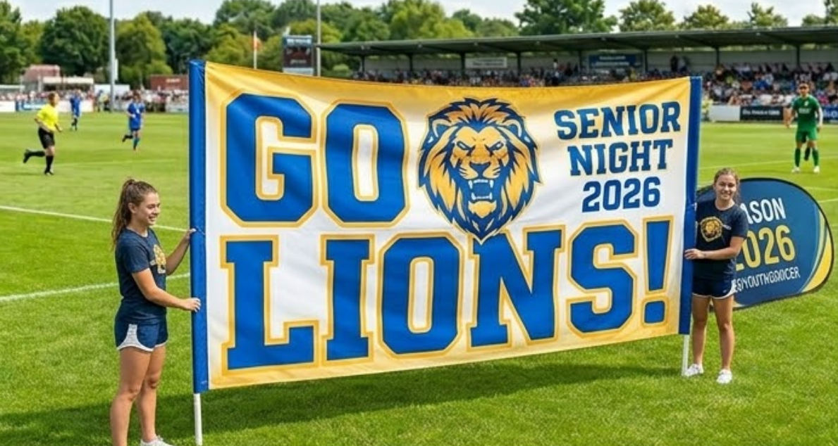 24-hour rush custom football sideline banners USA