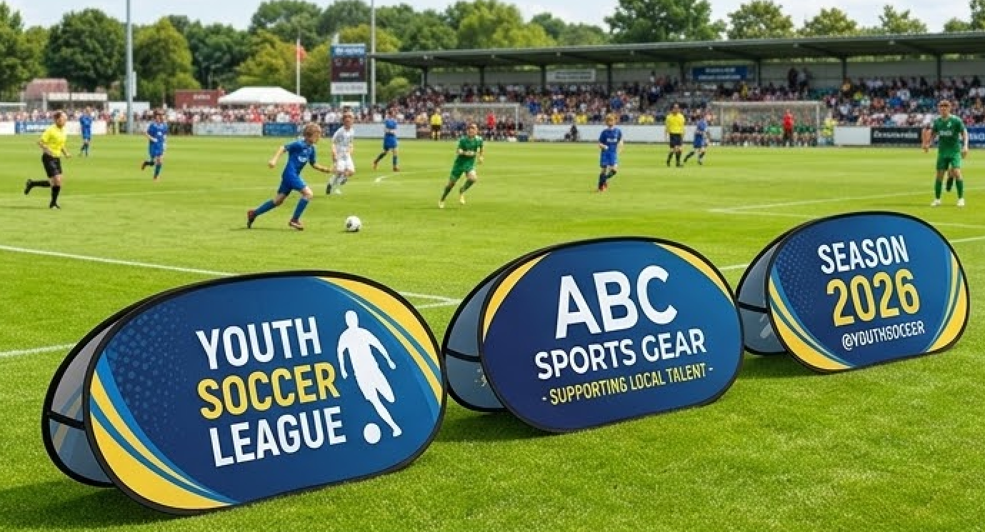 Wholesale custom soccer A-frame banners