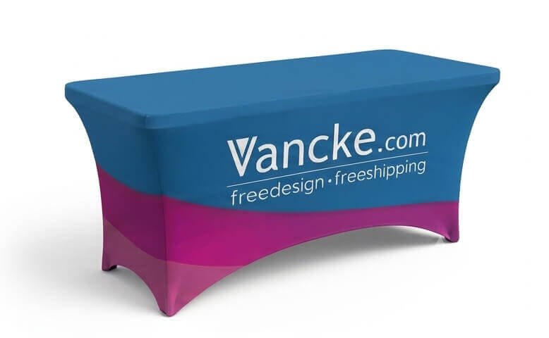 stretch logo table cover